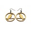 Earrings "Bird on a branch"