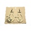 Earrings "Cat from behind" KÕ22