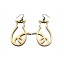 Earrings "Cat from behind" KÕ22