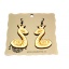 Earrings "Snake king"