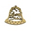 Christmas Decoration Bell with Houses E28