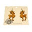 Earrings "Moose" Ebonized