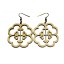 Earrings "Flower with hearts" KÕ63