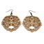 Earrings "Lion's mane" KÕ82 Thin