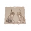 Earrings "Sitting fox" KÕ101 Thin