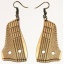 Earrings "Zither" KÕ102 Thin