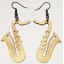 Earrings "Saxophone" KÕ107 Thin